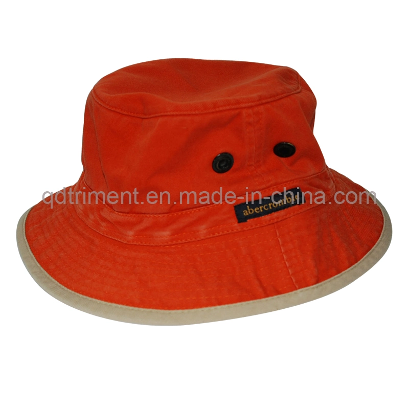 Polar Fleece Adjustable Plastic Snap Warm Bucket Hat (TRBT006)