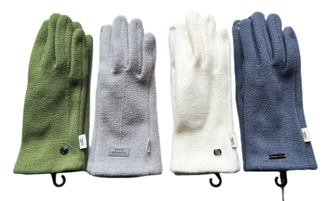 Fashion Women Gloves Made with Wool Fabric (JKG-2113)