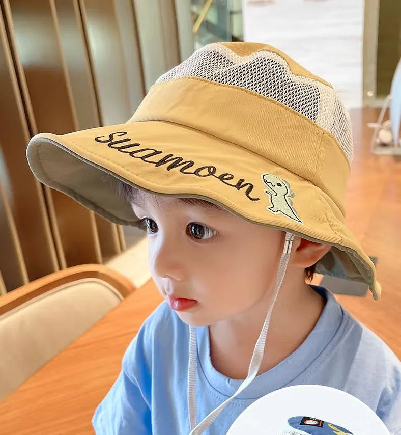 Children Summer Sunhat Bucket Hat Custom Cap Breathe Freely Unisex