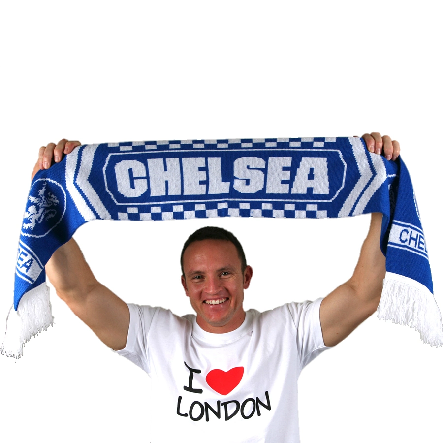 Custom Long Scarves Soccer Club Knitting Football Fans Scarf