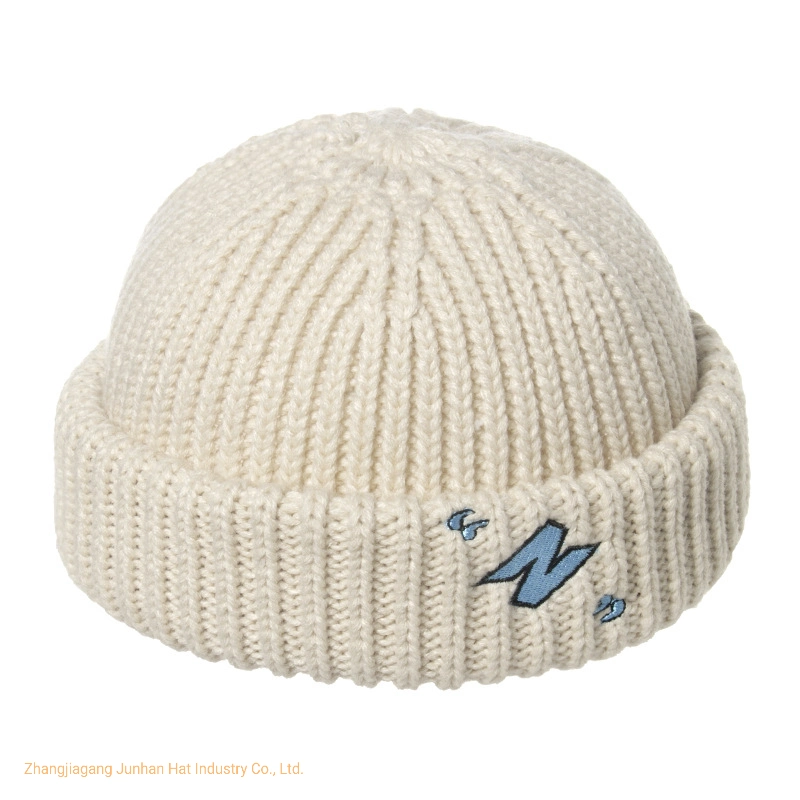 High Quality Wholesale Custome Knitted Beanie Short Skull Warm Winter Hats