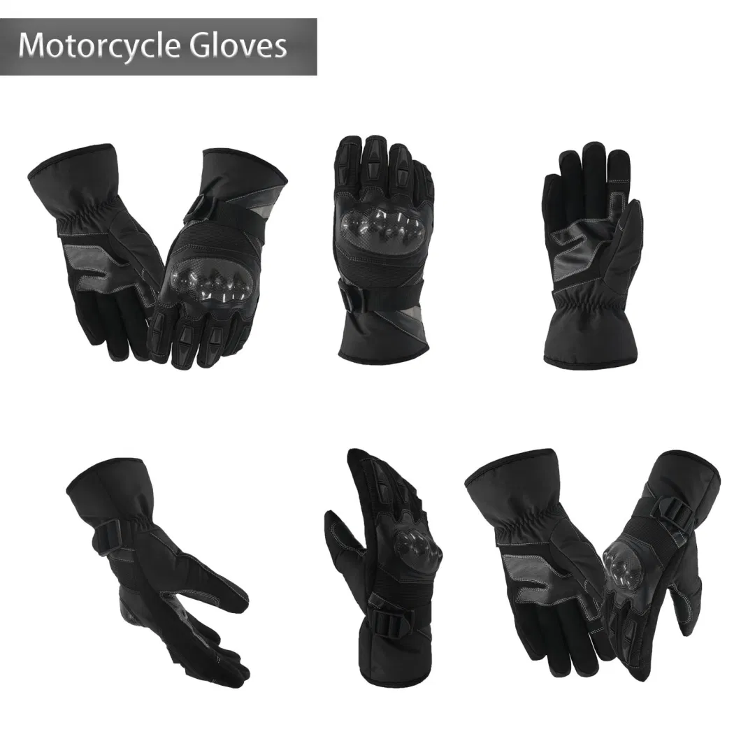 Wear Resistant Leather Touch Screen Multi-Purpose Impact Mechanic Safety Working Gloves Garden Driving Waterproof Winter Warm Ski Sport Motorcycle Bike Gloves