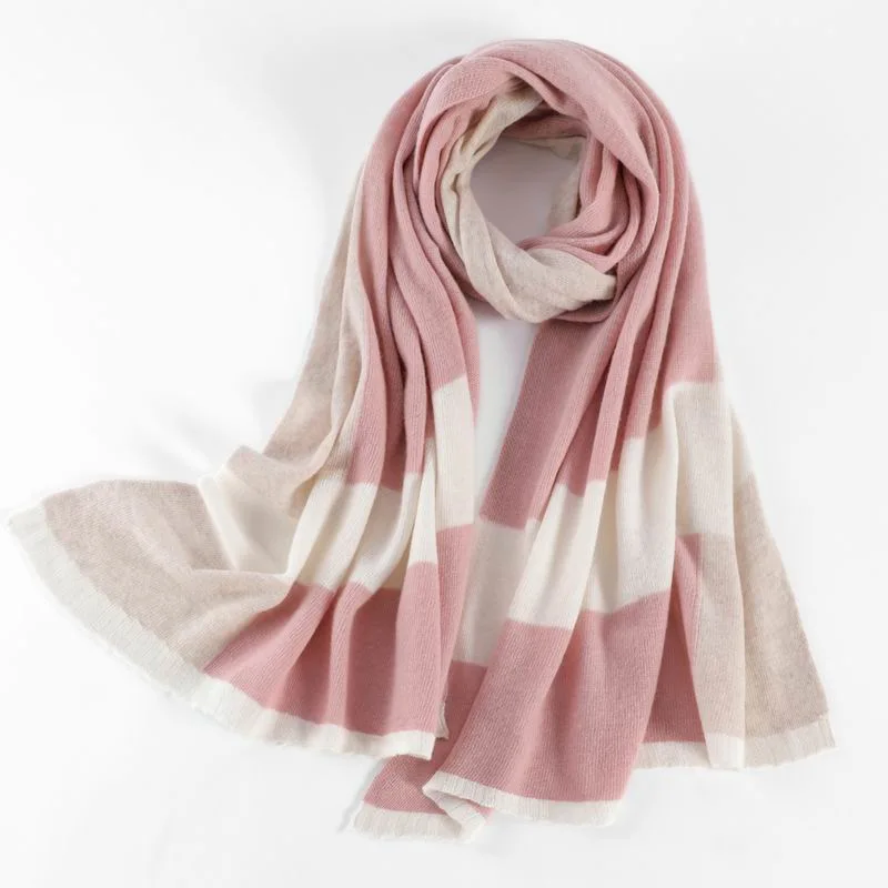 Custom Classic Winter Warm Women Pure Wool Scarf