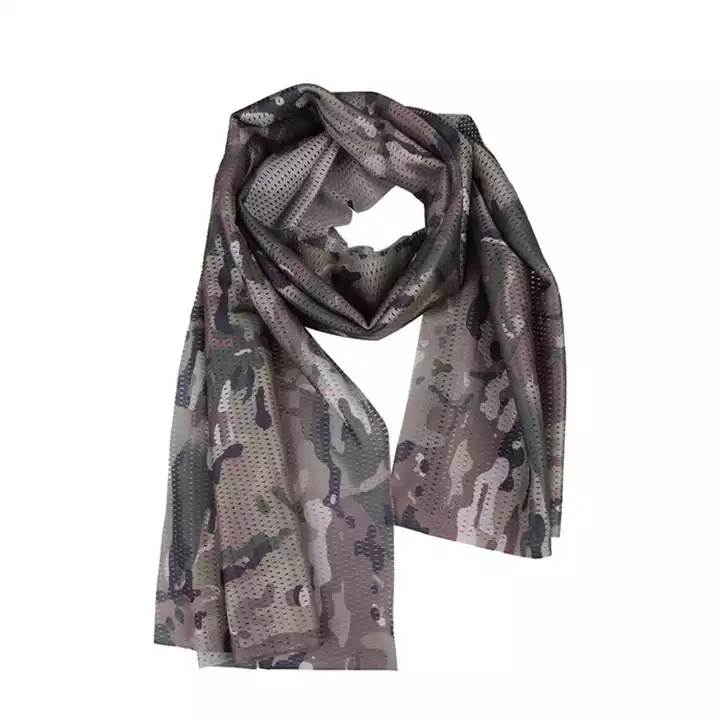 Tactical Sports Mesh Square Towel Camouflage Multi-Color Scarf