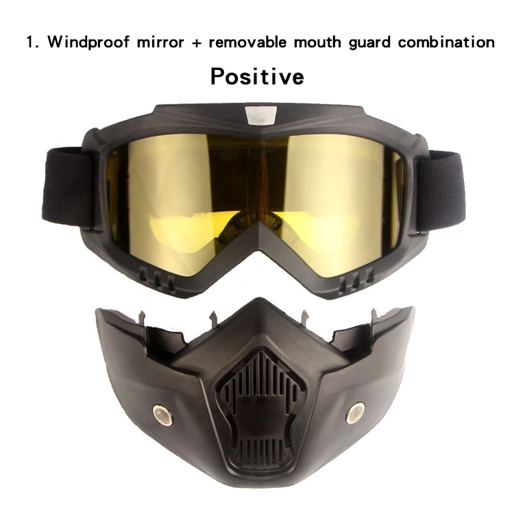 Su-060 Motorcycle Full Face Mask Protective Outdoor Masks Ski Goggle