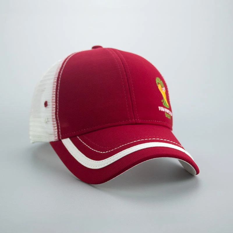 Promotion Trucker Baseball Cap with Embroidery Polyester 6 Panel Fashion Sports Hat