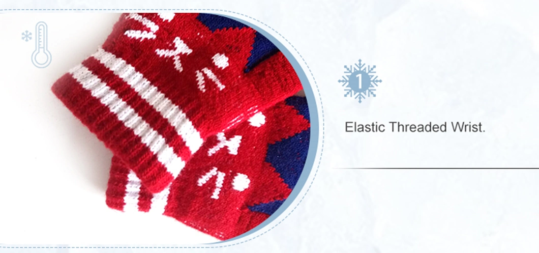 Fashion Wholesale Winter Warm Tie Dye Screen Touch Knitted Women Gloves