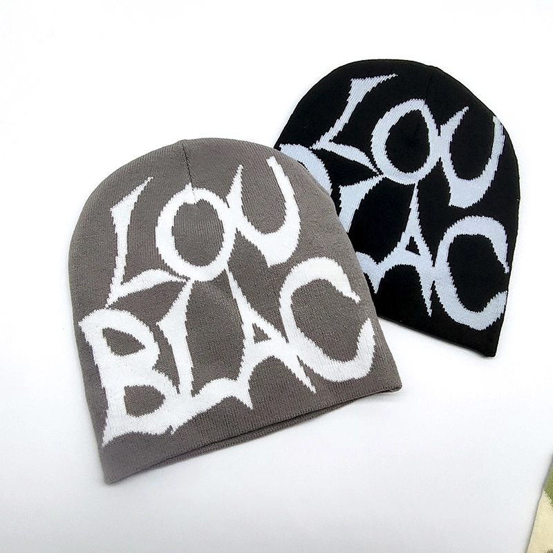 Acrylic Custom Logo High Quality Jacquard Winter Pullover Protection Warm Hat