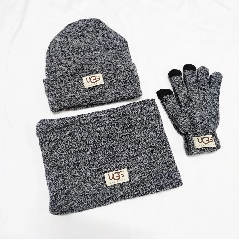 Luxury Warm Set Three Piece Gloves+ Scarf+Hat