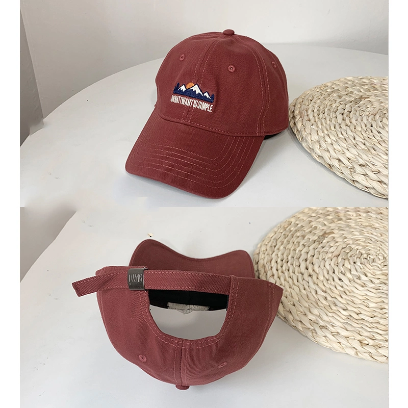 Wholesale Unisex Cotton Embroidery Logo Cap Hat Custom Baseball Cap Supplier