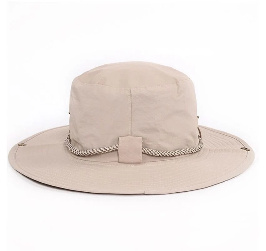 Wholesale Personalized Logo Safari Plain Bucket Hat