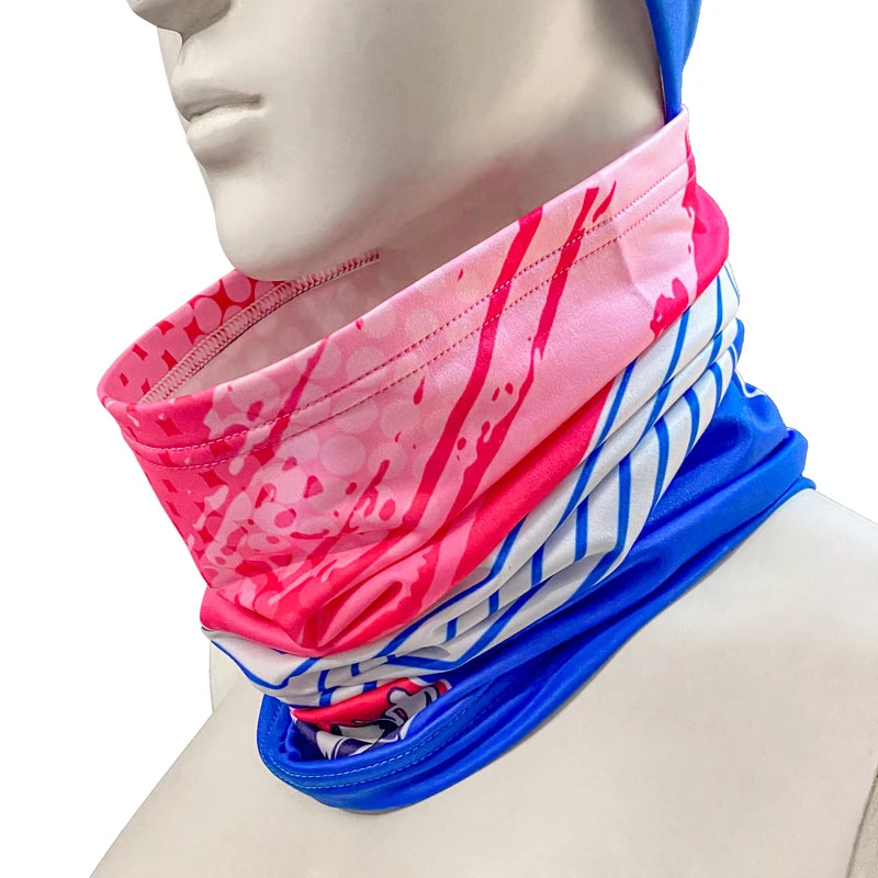 Men Try Women&prime;s Winter Ski Soft Sublimation Spot Printing Design Sports Ski Warm Scarf