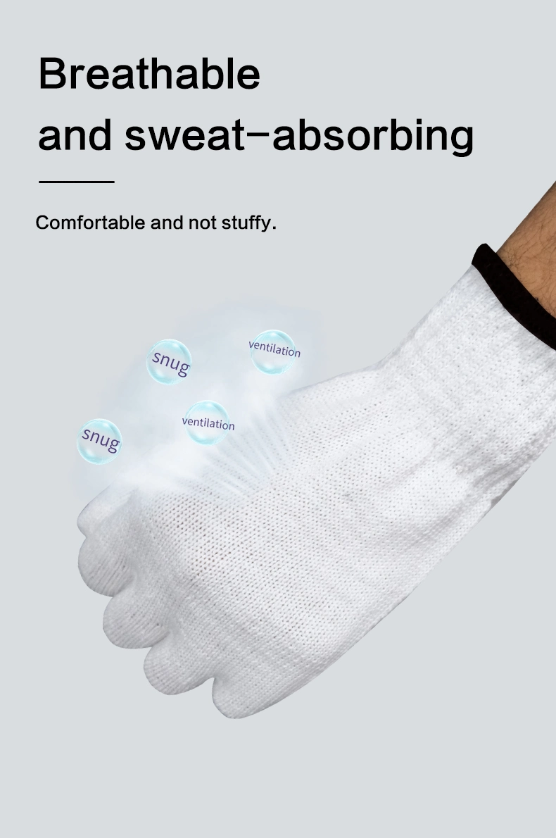 China Wholesale 30-70g/Pair Hand Guantes Safety Work Glove Cotton Knitted Gloves