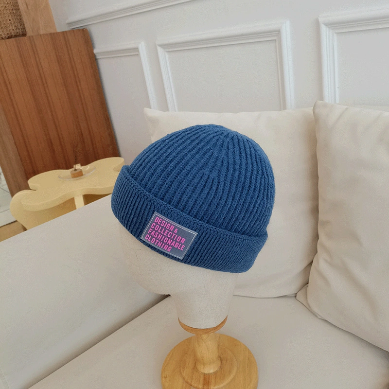 Fashion Female Autumnt Simple All-Match Warm Knitting Hat