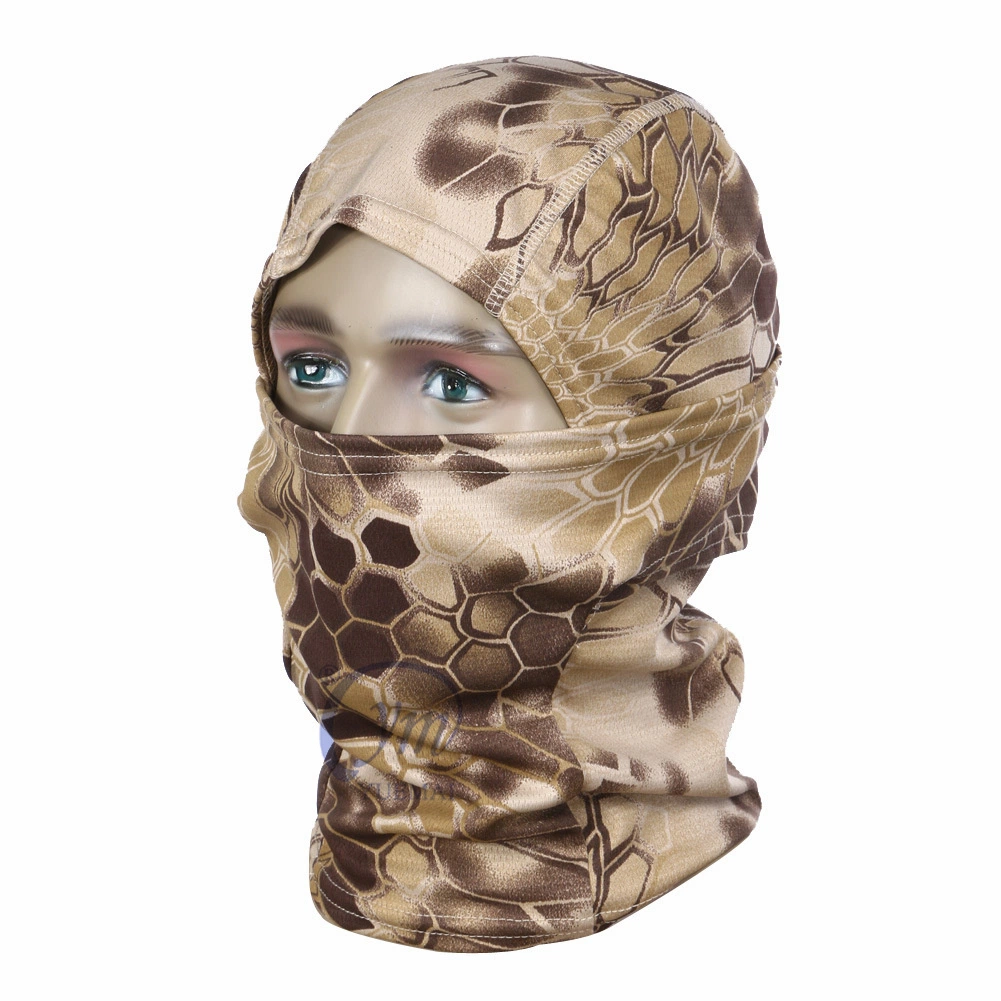 Outdoor Sports Windproof Tactical Camo Headgear Military Riding Full Face Balaclava Ski Mask