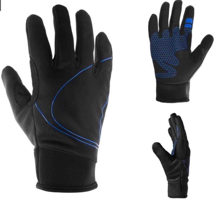 Quality Outdoor Flexibility Silicone Printing Anti-Slip Touchscreen Sprot Cycling Gloves