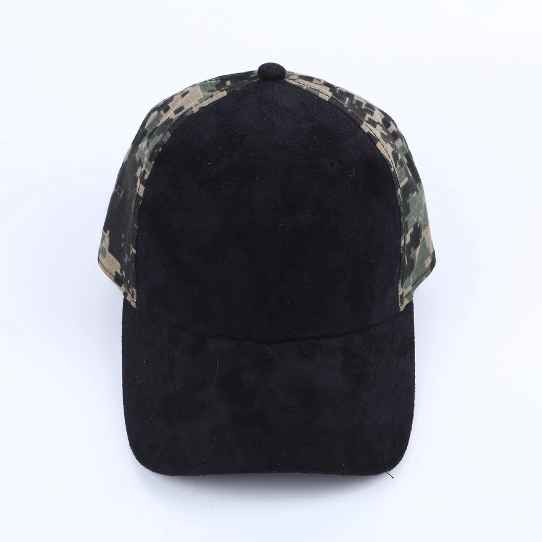 Factory Customized Hot Selling Plain Suede Baseball Caps Outdoor Sport Caps and Hats 6 Panel