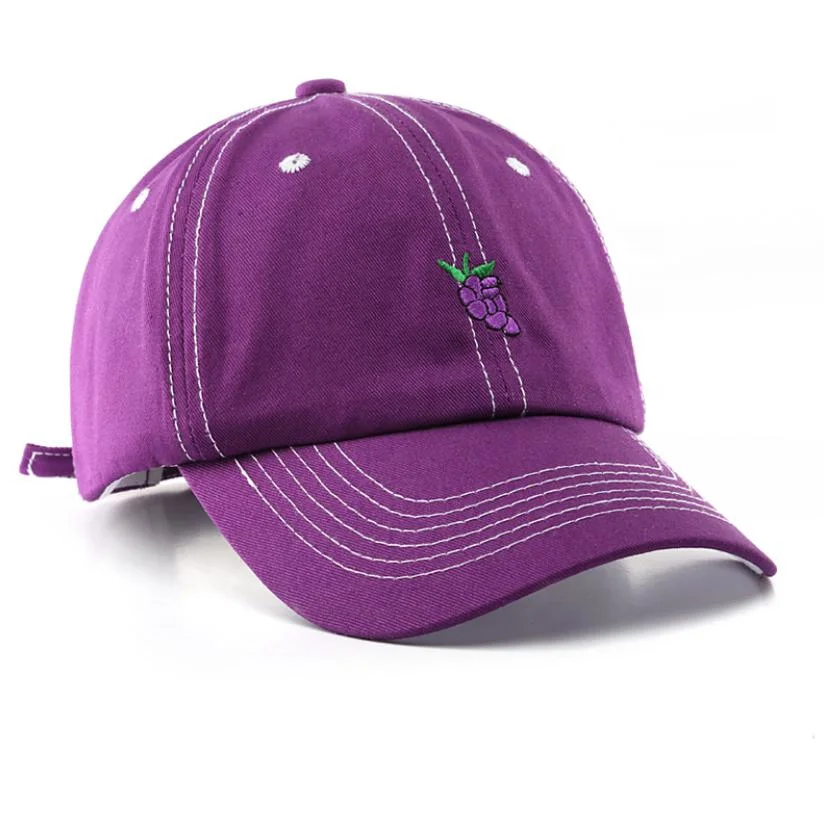 Sample Free Custom 100% Cotton 3D Embroidered Women Baseball Cap and Hat