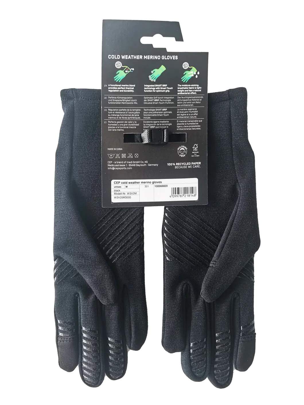Winter High-Quality Touchscreen Anti-Slip Fitness Stretch Soft Cozy Merino Gloves
