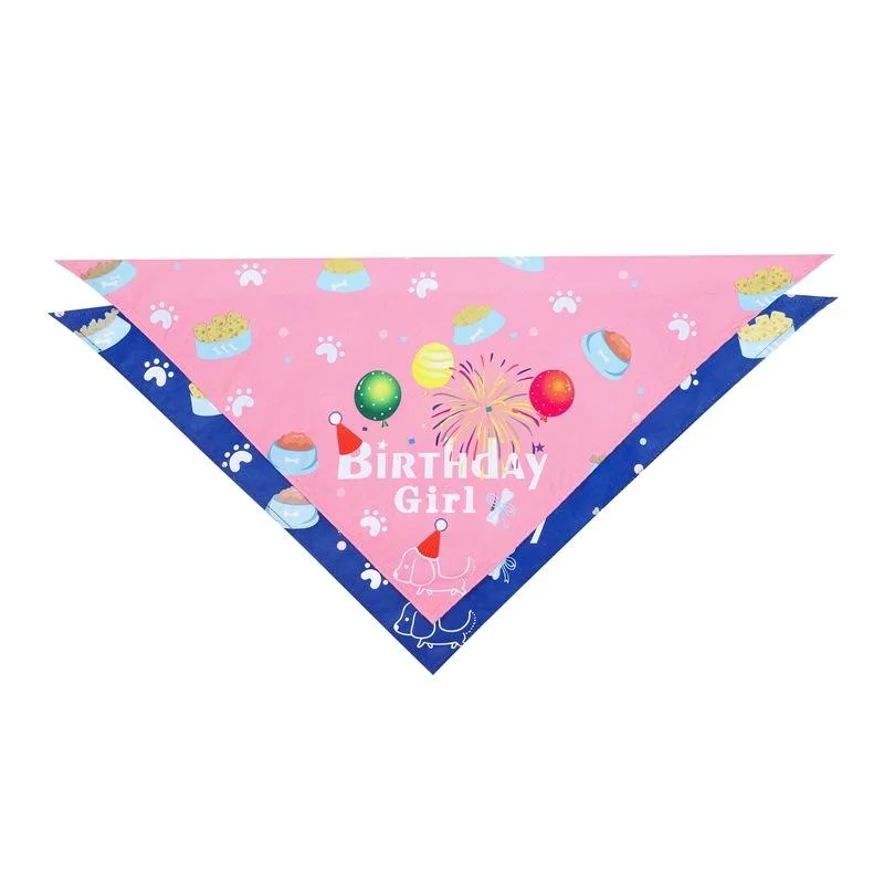 Wholesale Multiple Sizes Pet Washable Triangle Plaid Personalized Cotton Printed Customized Scarf Pet Dog Birthday Bandana Custom Logo Dog Bandana