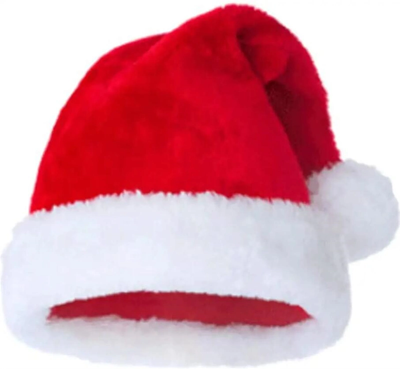 Plush Kids Adult Promotional Red and White Custom Giant Santa Hat