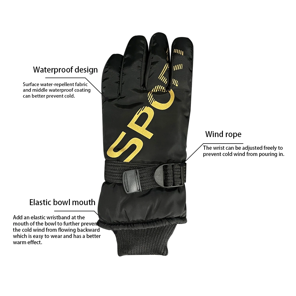 China Wholesale Snow Antislip Fashion Touch Screen Winter Warm Outdoor Sports Gloves for Skiing