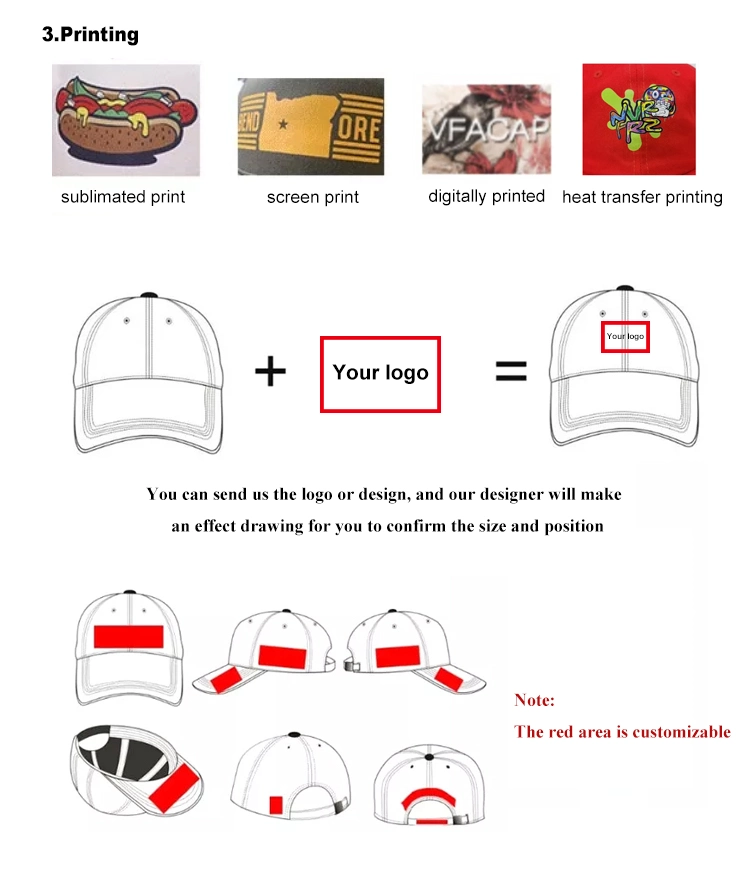 Personalized 3D Puff Embroidery Custom Snapback Caps Hats
