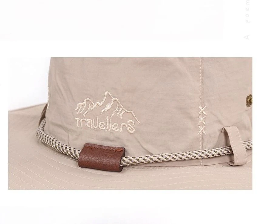 Wholesale Personalized Logo Safari Plain Bucket Hat