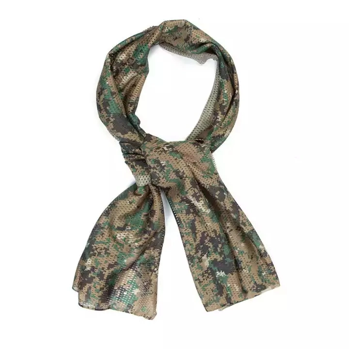 Tactical Sports Mesh Square Towel Camouflage Multi-Color Scarf