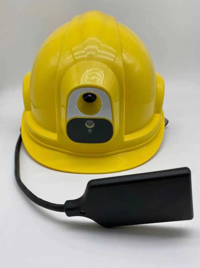 Thermal Imaging Hard Hat with Camera Support 4G 3G WiFi GPS Live Video Viewing on Screen