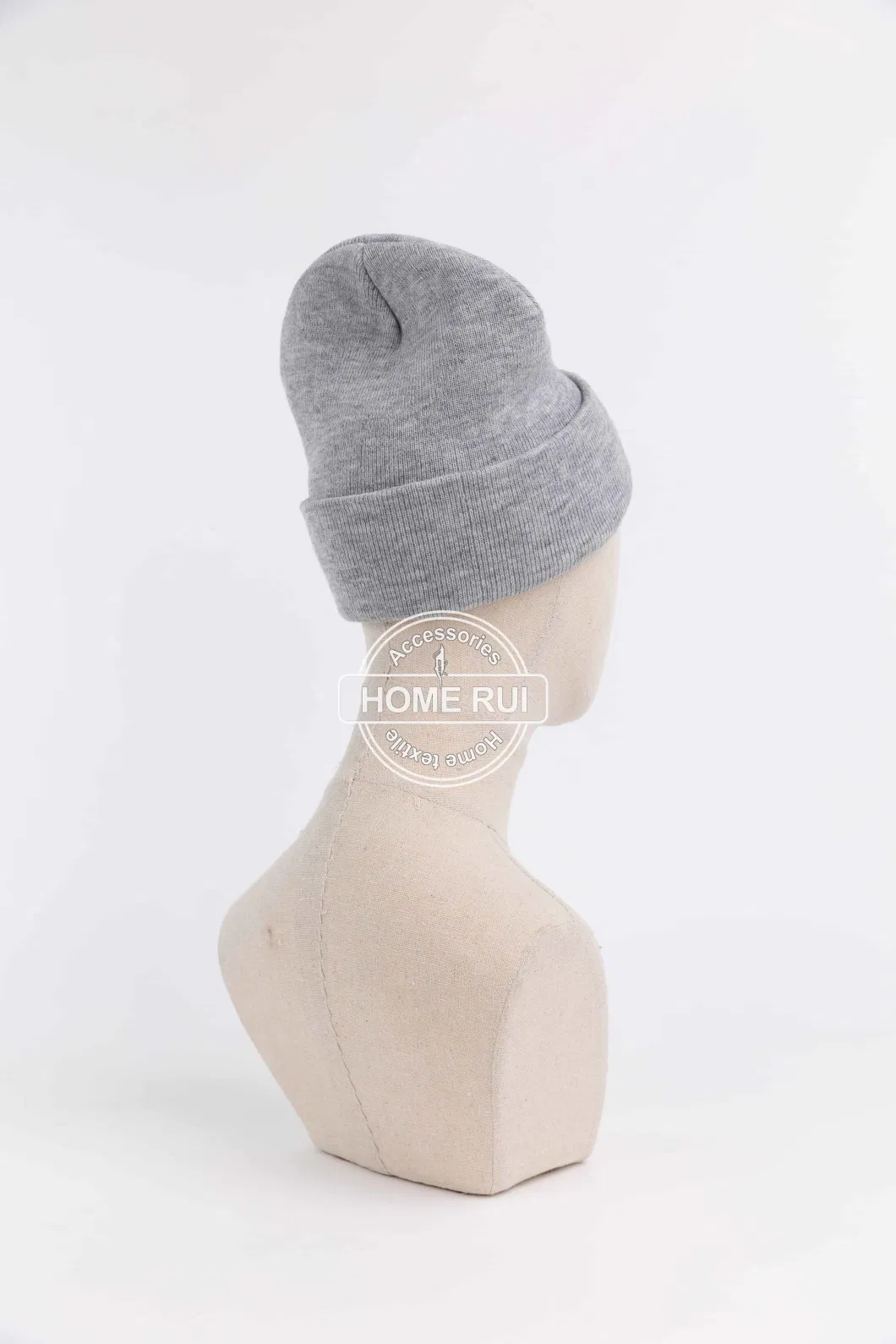 Wholesale Fisherman High Quality Blank Skull Acrylic Jacquard Knitted Knit Hats Custom Logo Manufacturers