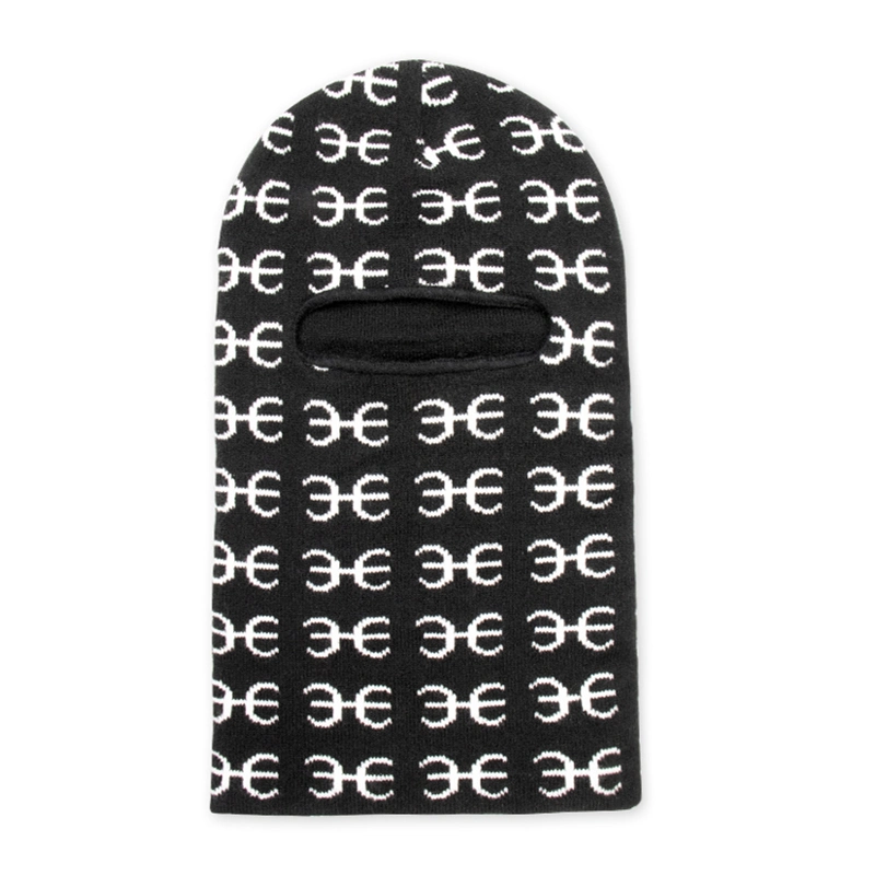 Winter Knitted Cap Three Hole Face Cover Skimask Custom Logo Balaclava Ski Mask