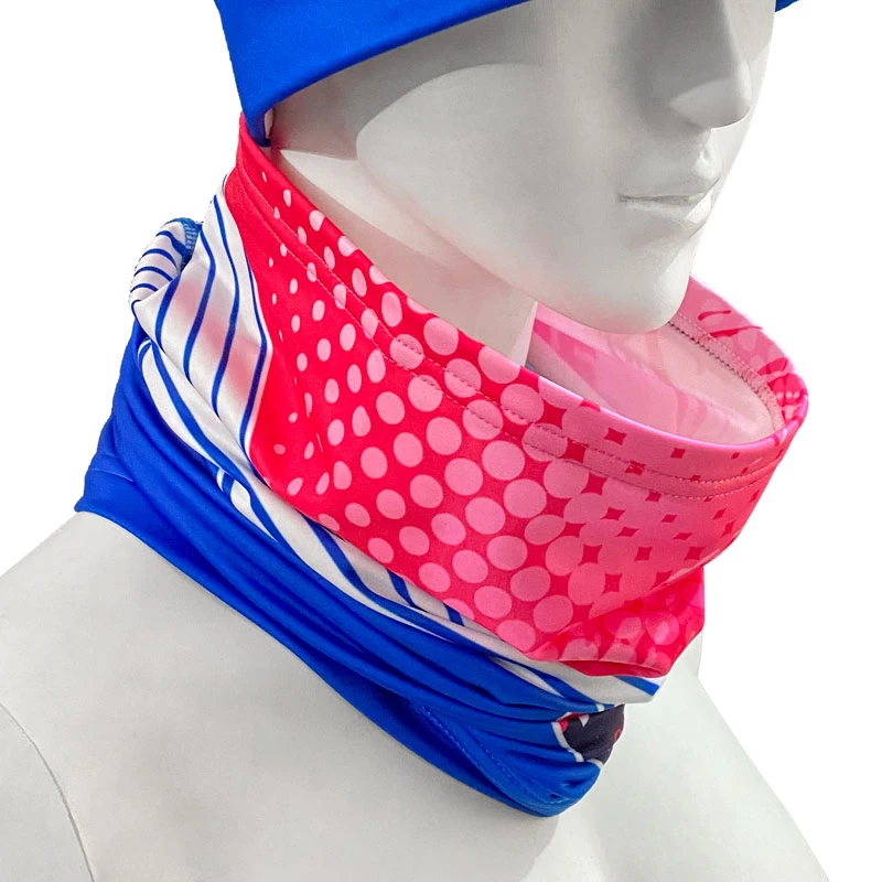 Men Try Women&prime;s Winter Ski Soft Sublimation Spot Printing Design Sports Ski Warm Scarf