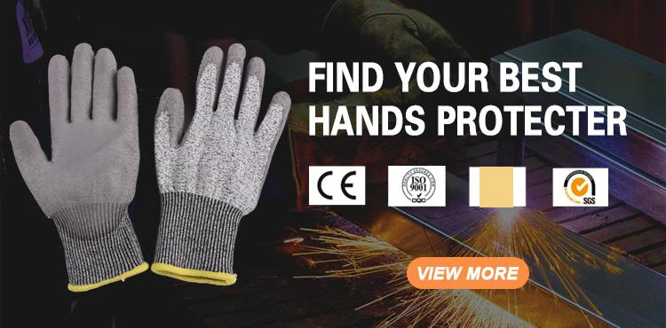 13G Nylon Knitted PU Coated Palm Safety Work Gloves