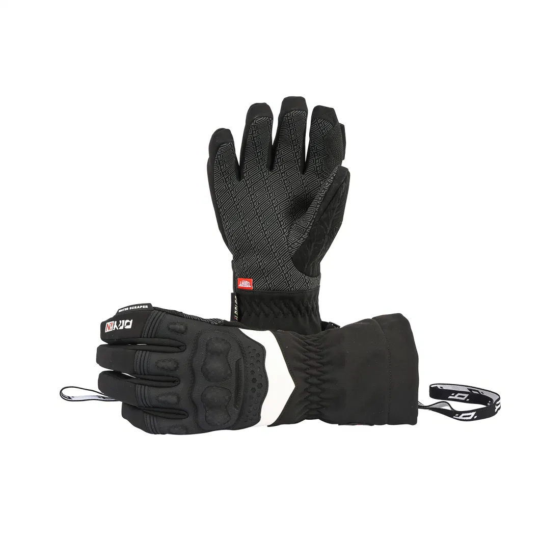 Winter Waterproof Skiing Gloves, Touch Screen Thickened Snow Gloves