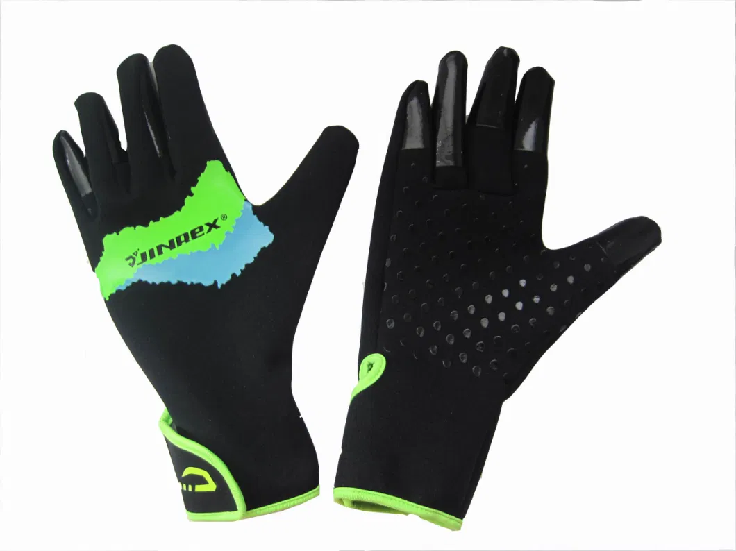 Jinrex Personalized Neoprene Outdoor Bike Fishing Safety Glove Winter Gloves