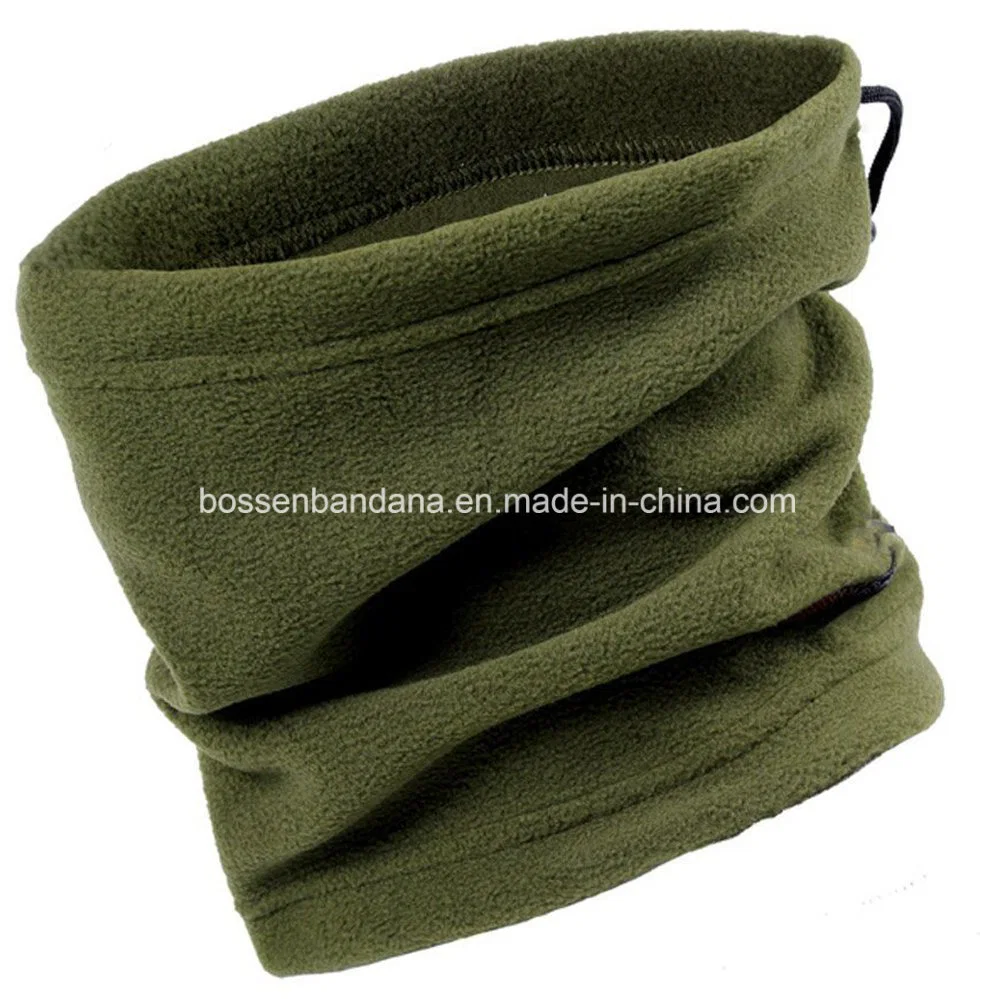 Factory OEM Customized Logo Embroidered Polar Fleece Neck Warmer Face Earmuff Mask