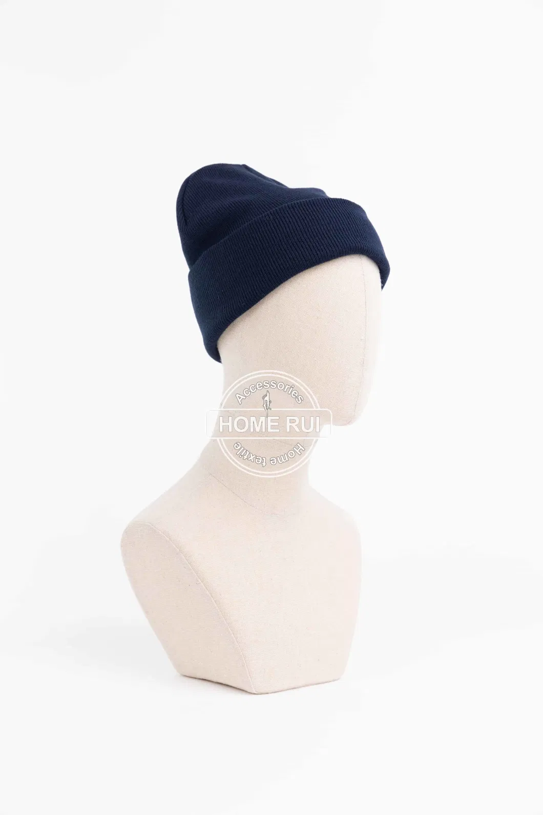 Hight Quality OEM ODM Designer Unisex Knitted Acrylic Polyester Spandex Custom Logo Beanie Hats Caps