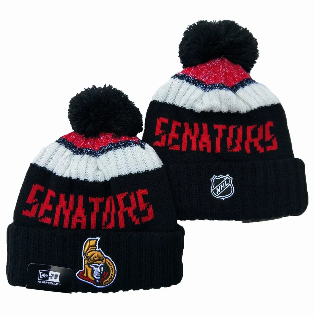 Wholesale N-Hl Beanies Ottawa Senators Columbus Blue Jackets Seattle Kraken Knitted Hats Winter Caps