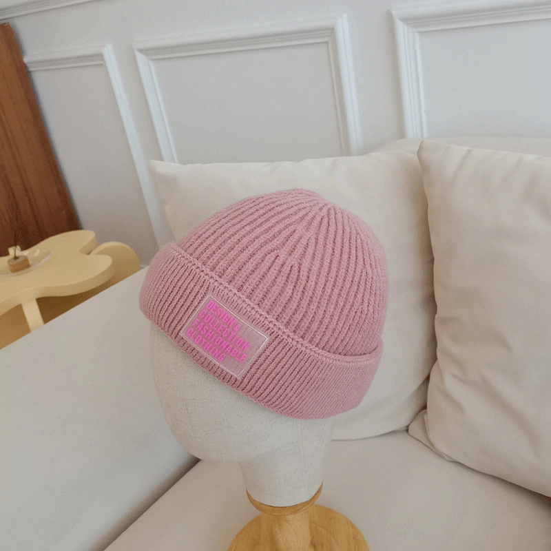 Fashion Female Autumnt Simple All-Match Warm Knitting Hat