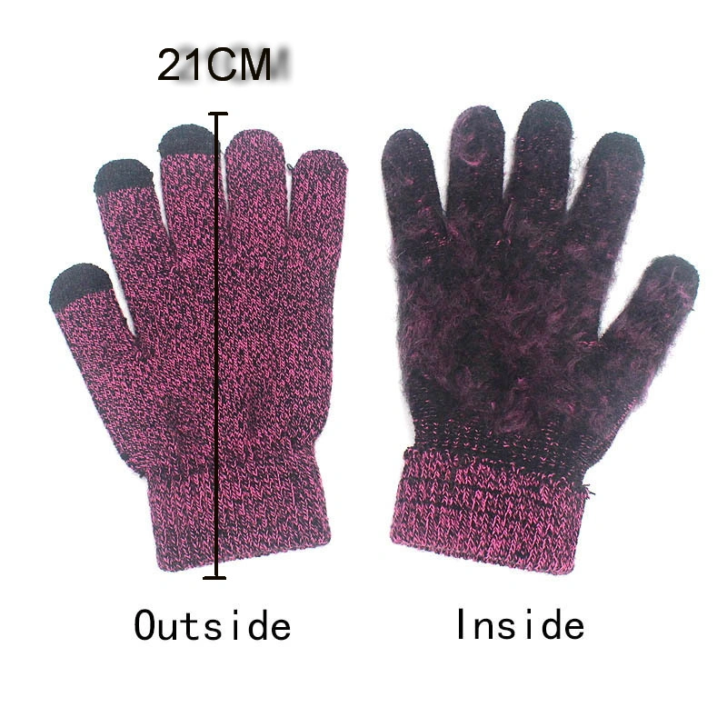 Fleece Three-Piece Thermal Warm Suit Winter Cotton Men Women Scarf Gloves Hat
