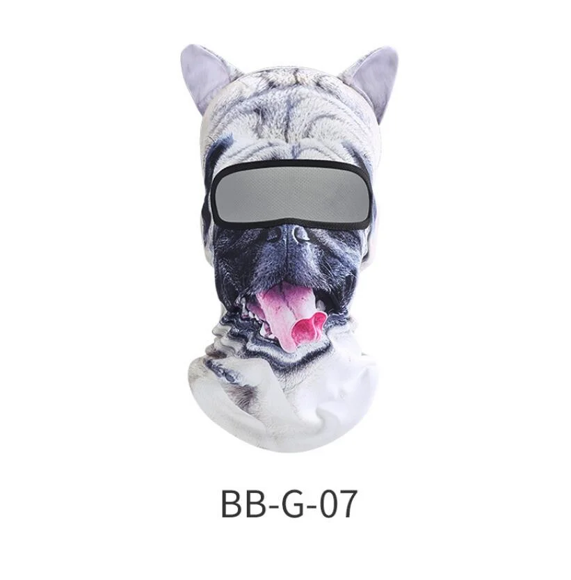 New Arrival Stock Design 3D Animal Ears Face Mask Balaclava for Music Festivals Raves Ski Halloween
