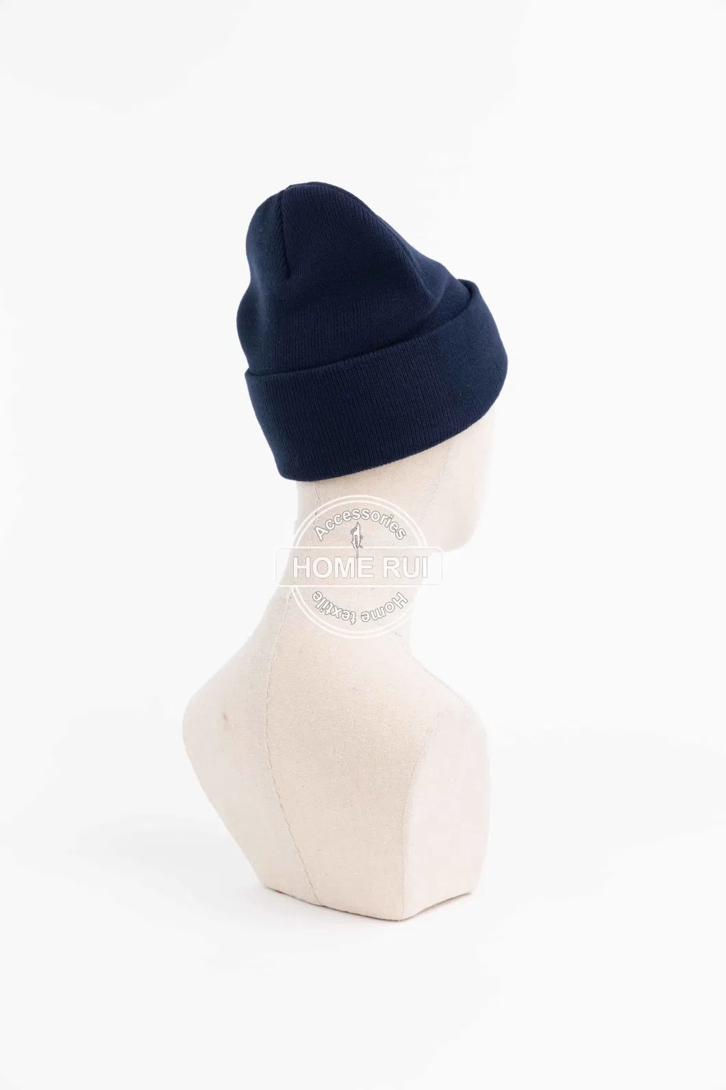 Hight Quality OEM ODM Designer Unisex Knitted Acrylic Polyester Spandex Custom Logo Beanie Hats Caps