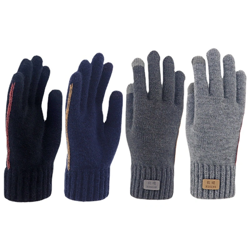 2022 New Arrival Men&prime; S Split-Finger Touch Screen Knitted Gloves