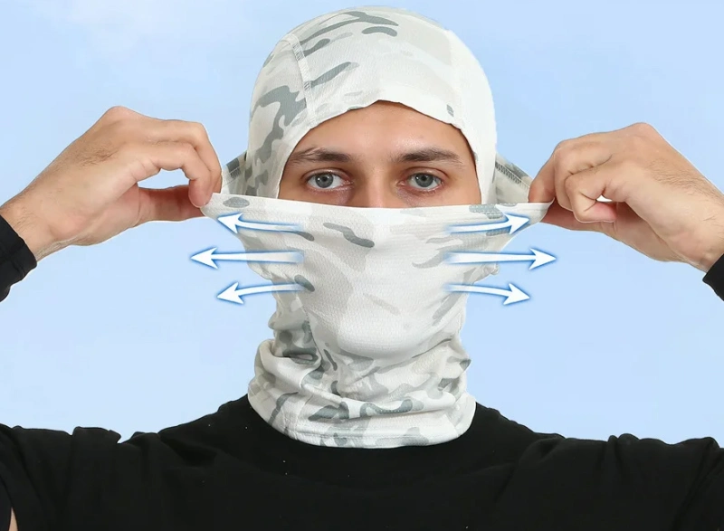 Wind-Resistant Sunscreen Cycling Ski Distressed Quick Dry Balaclava for Men