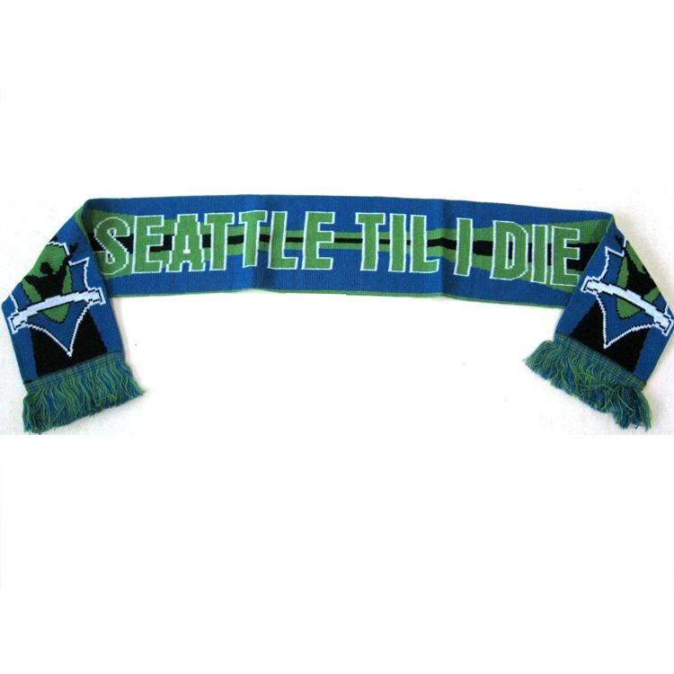 Top Sale Custom Design Promotional Football Fan Scarf for Wholesale Scarf