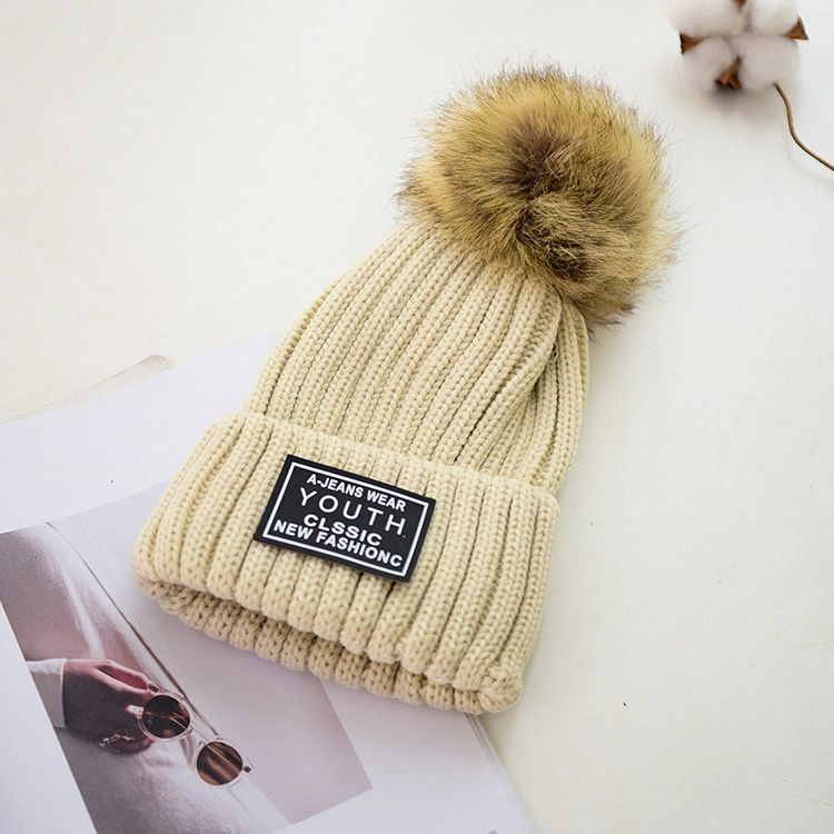 &Nbsp; Wholesale Winter Best Sale High Quality Wool Yarn Warm Soft Kids Cute Knitted Hat