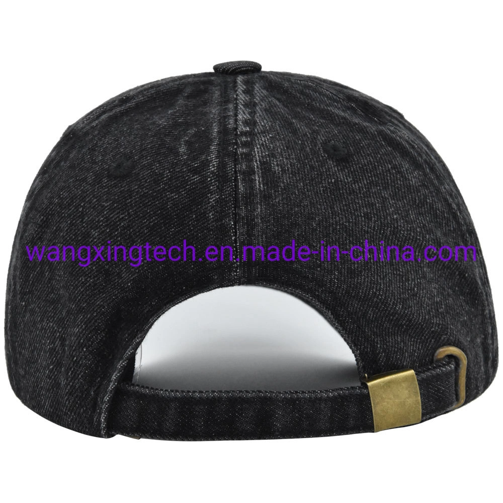 Wholesale Cowboy Hat Paris 3D Embroidered Baseball Cap Washed Snapback Hat Fashion Soft Top