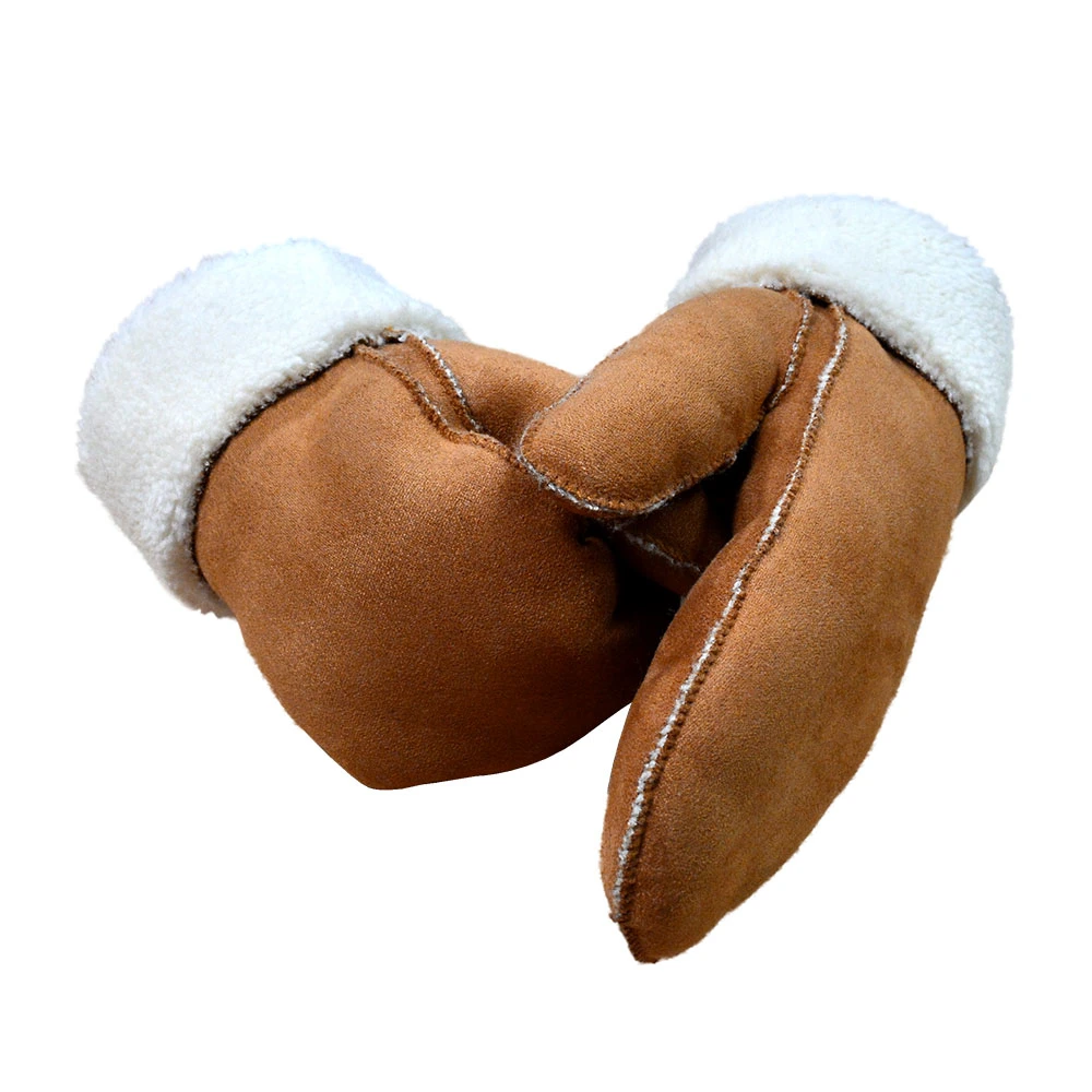 Suede Woman Thick Winter Anti-Cold Keep Warm Gloves, Wholesale Cheap Mittens From China Factory