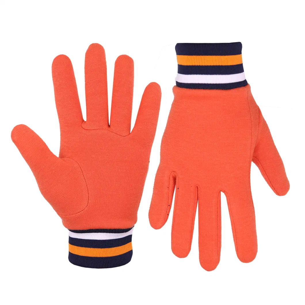 Prisafety Soft Orange Fourway Stentch Fabric Outdoor Running Cycling Gloves Warm Winter Sport Gloves for Women